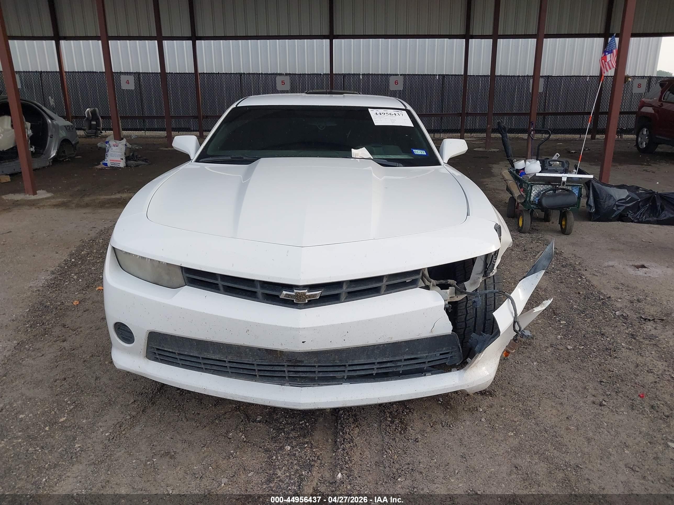 2014 Chevrolet Camaro 2ls White vin: 2G1FA1E30E9207347