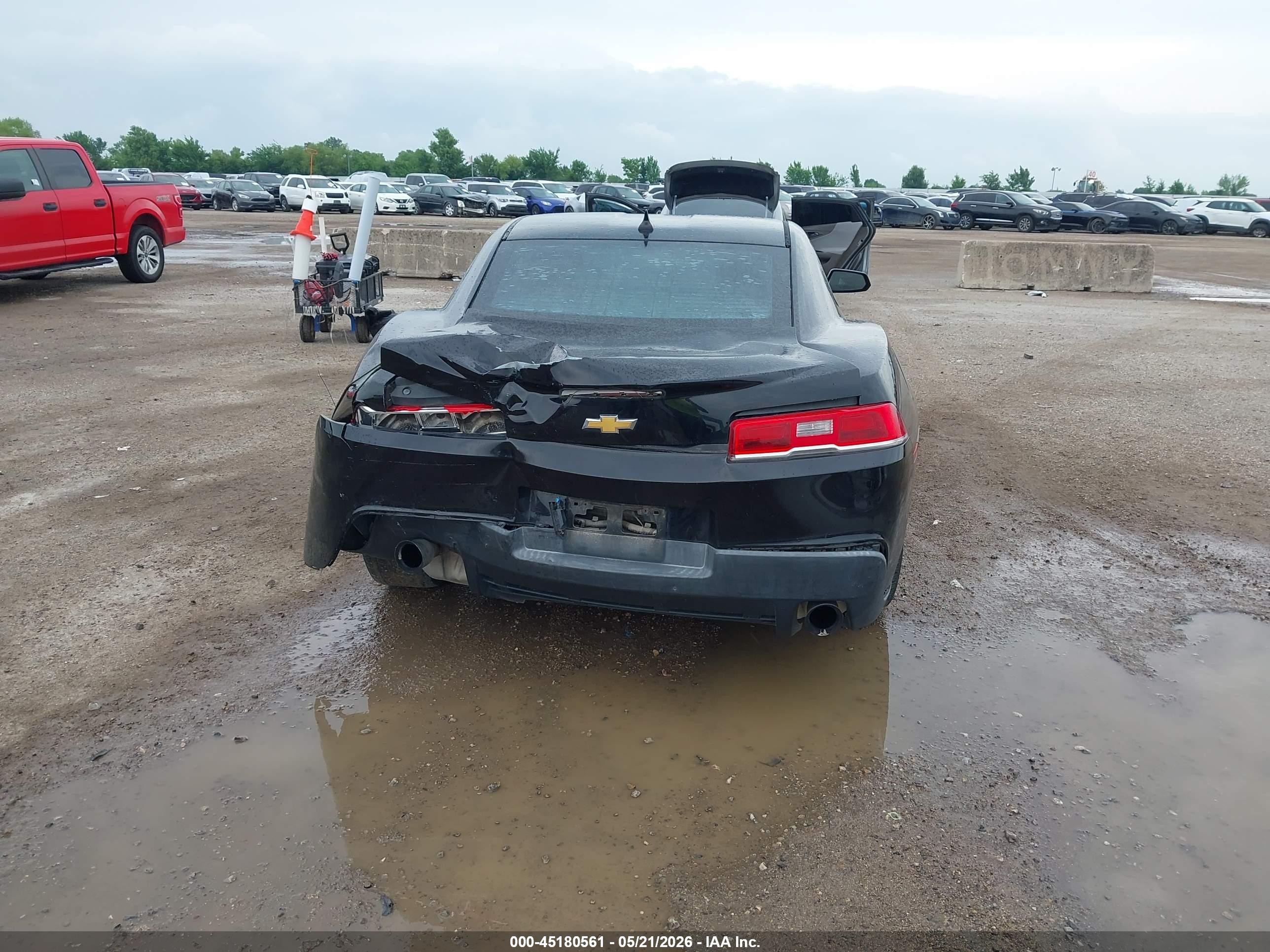 2014 Chevrolet Camaro 2ls Black vin: 2G1FA1E30E9219871
