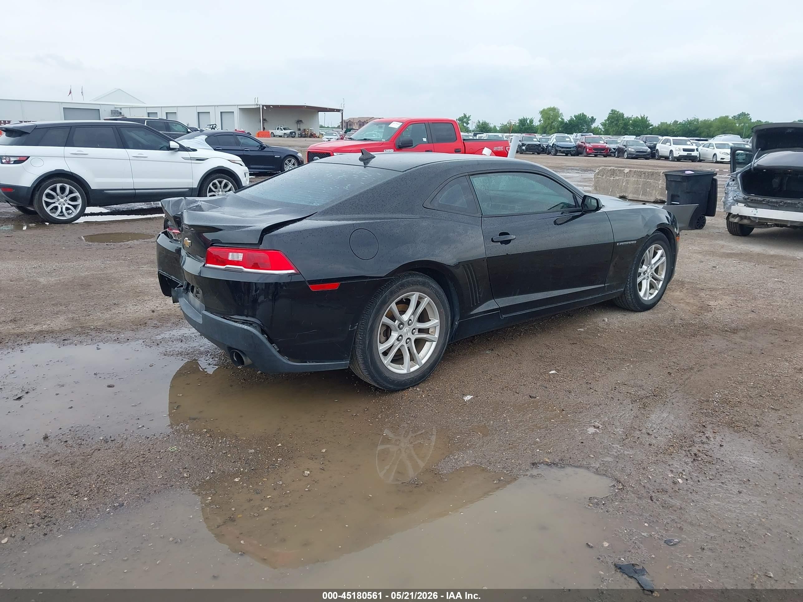 2014 Chevrolet Camaro 2ls Black vin: 2G1FA1E30E9219871
