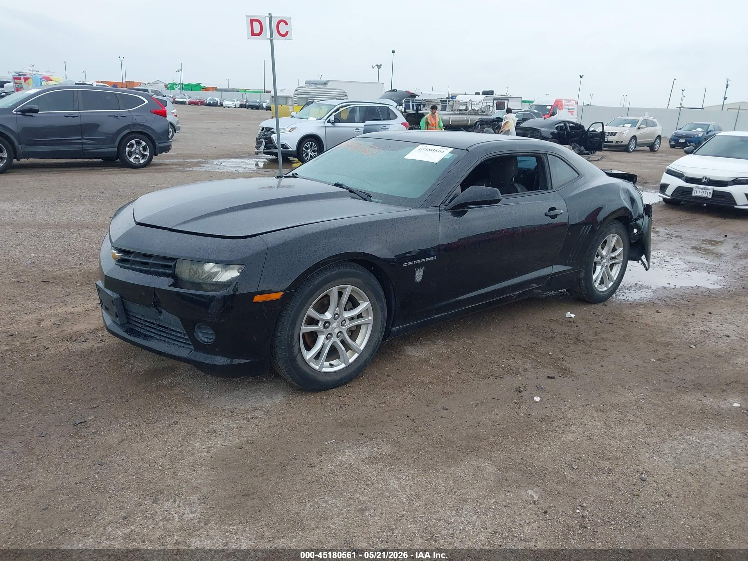 2014 Chevrolet Camaro 2ls Black vin: 2G1FA1E30E9219871