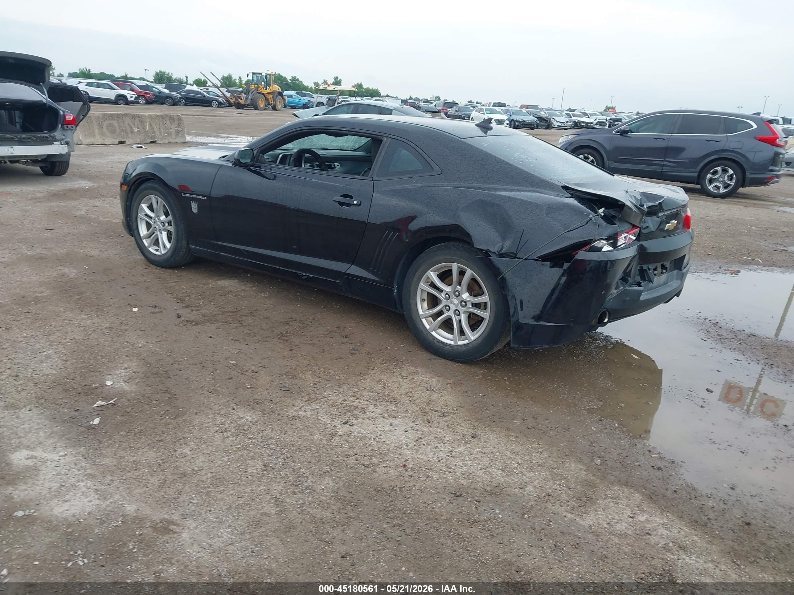 2014 Chevrolet Camaro 2ls Black vin: 2G1FA1E30E9219871