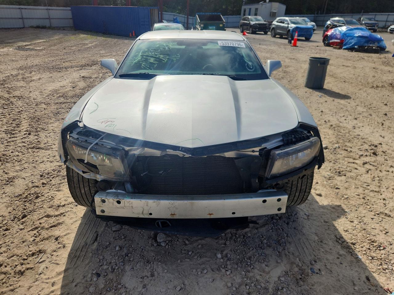 2014 Chevrolet Camaro Ls Silver vin: 2G1FA1E30E9240218