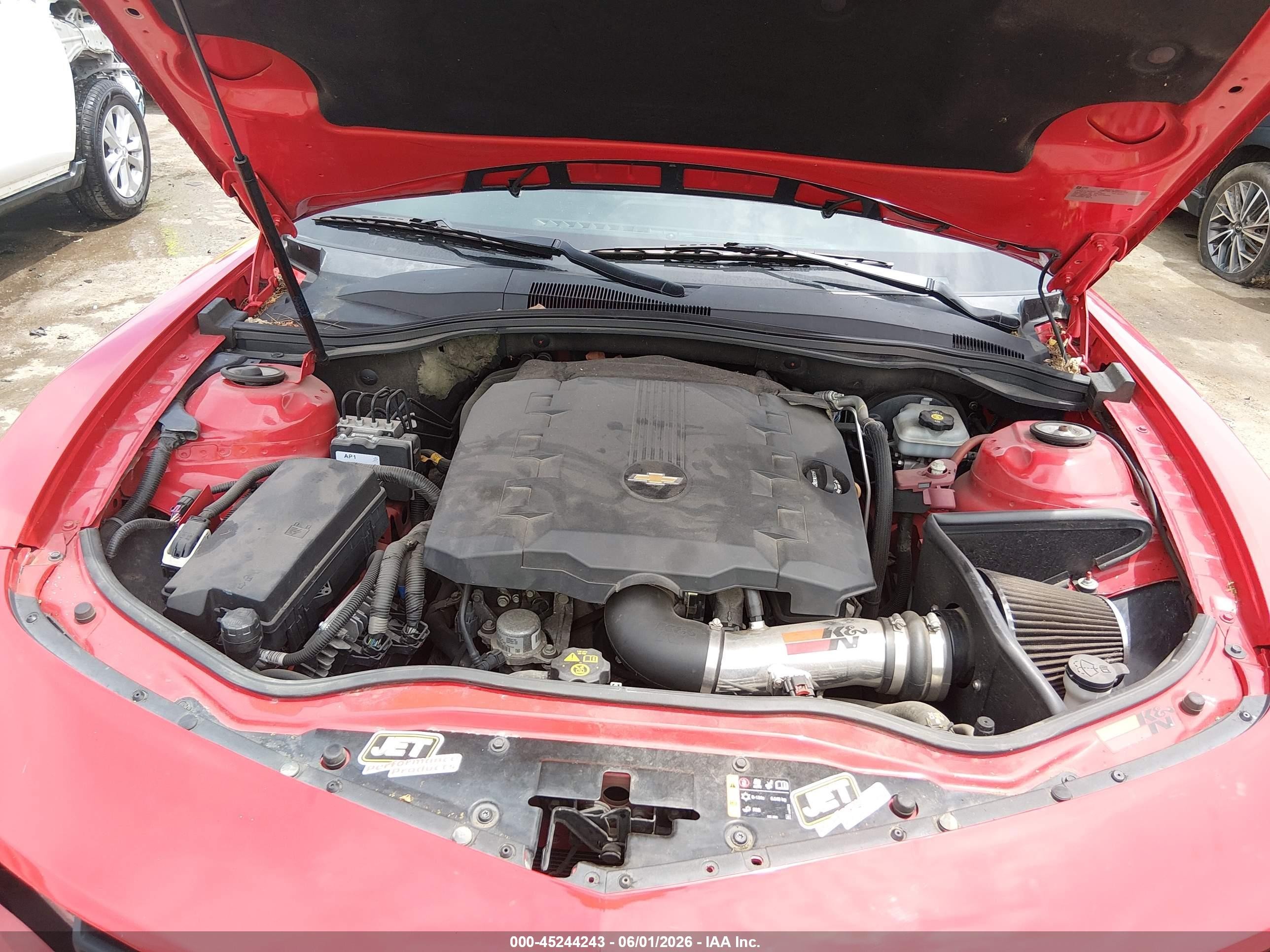 2015 Chevrolet Camaro 1ls Red vin: 2G1FA1E30F9109436