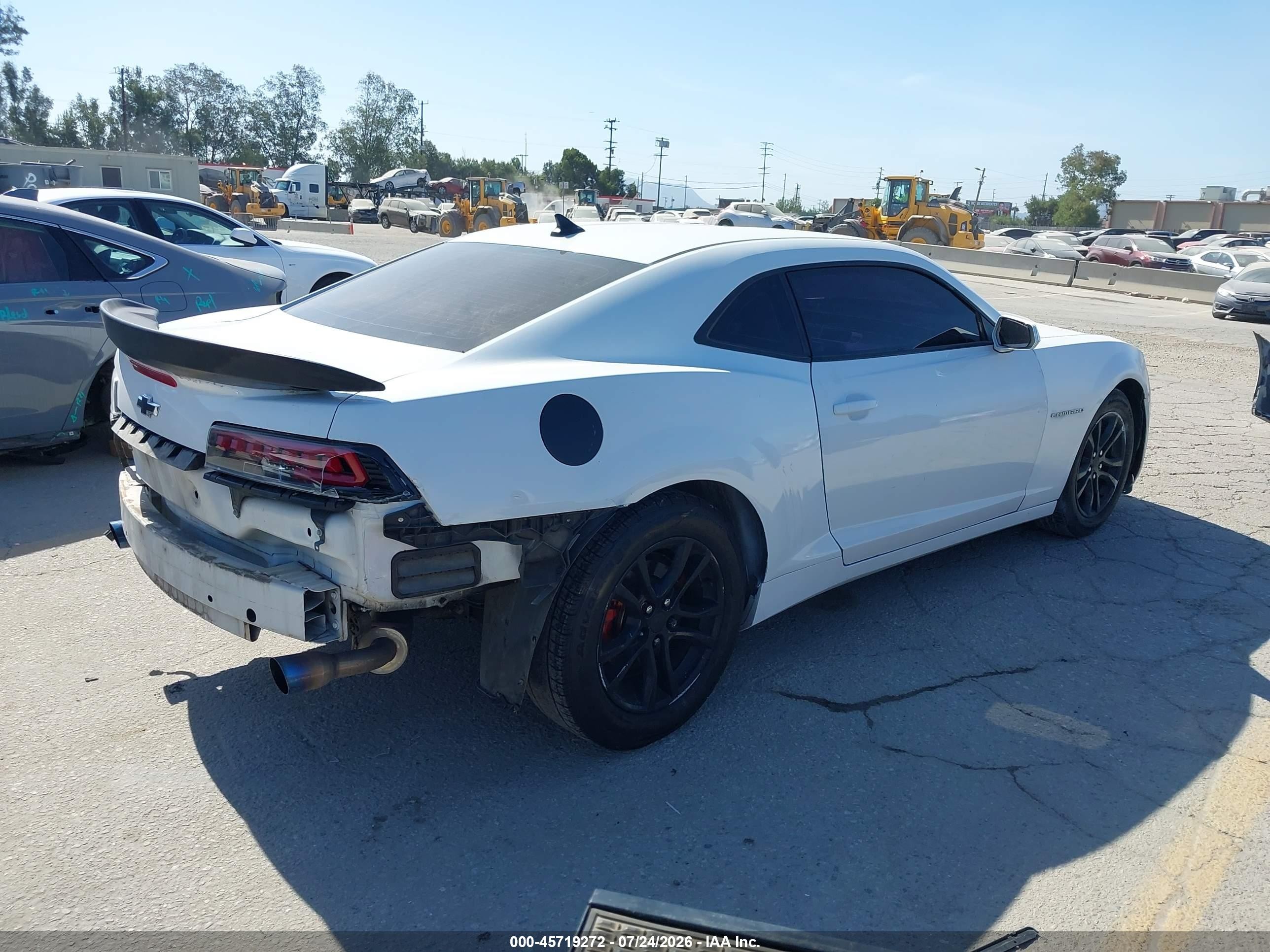 2015 Chevrolet Camaro 1ls Белый vin: 2G1FA1E30F9151105