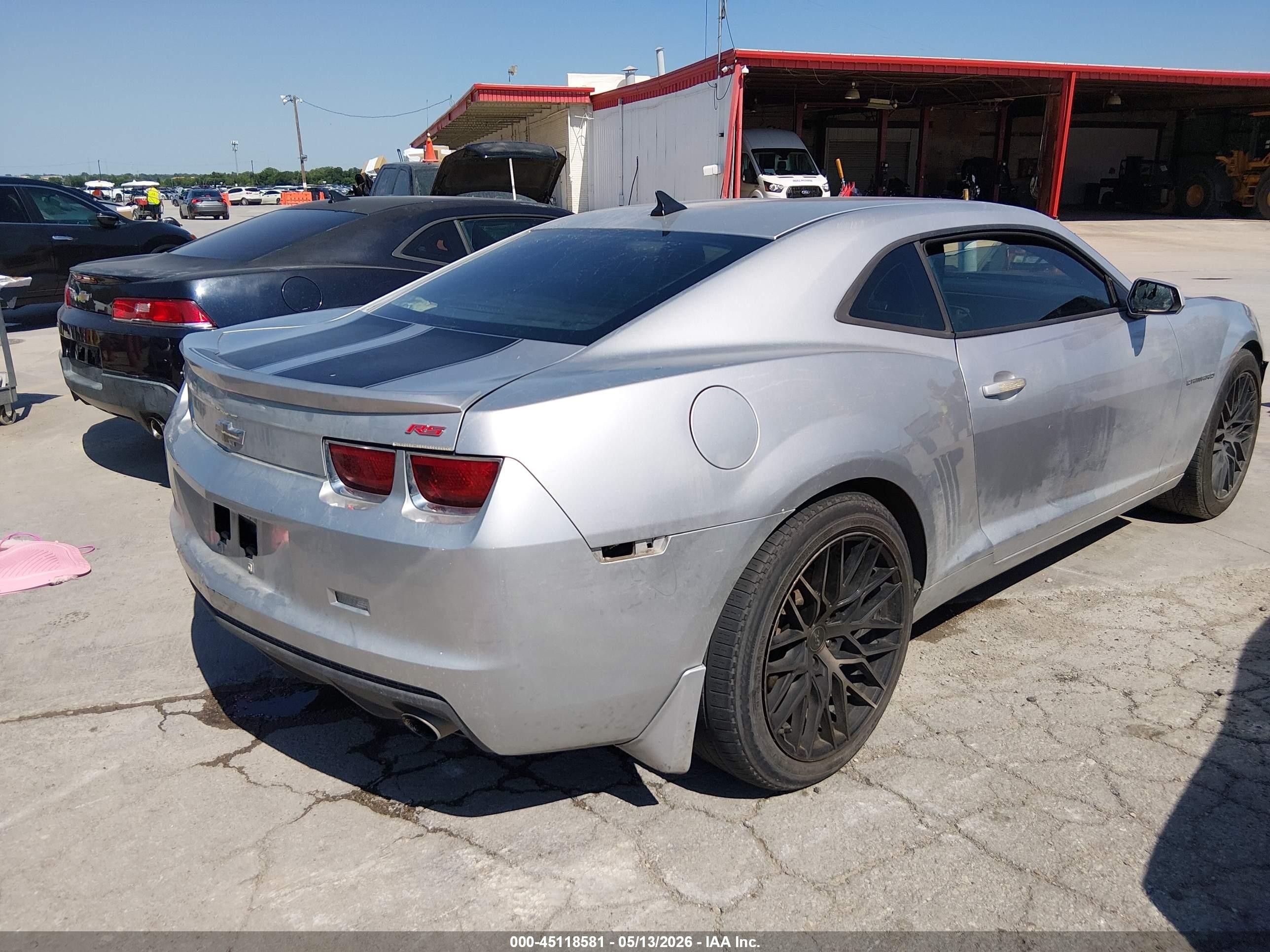 2012 Chevrolet Camaro 2ls Silver vin: 2G1FA1E31C9118514