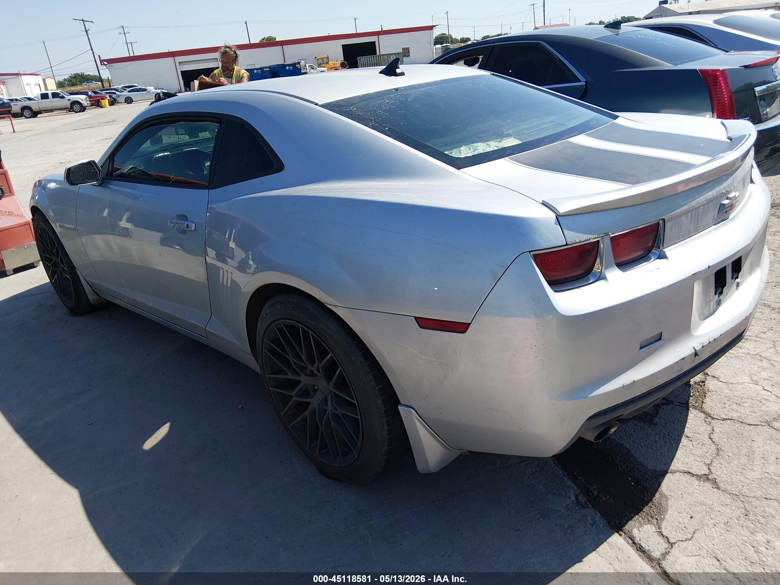 2012 Chevrolet Camaro 2ls Silver vin: 2G1FA1E31C9118514