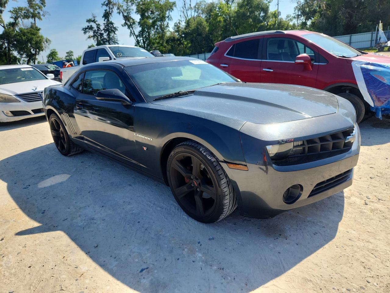 2012 Chevrolet Camaro Ls Gray vin: 2G1FA1E31C9182097