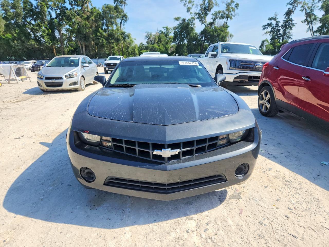 2012 Chevrolet Camaro Ls Gray vin: 2G1FA1E31C9182097