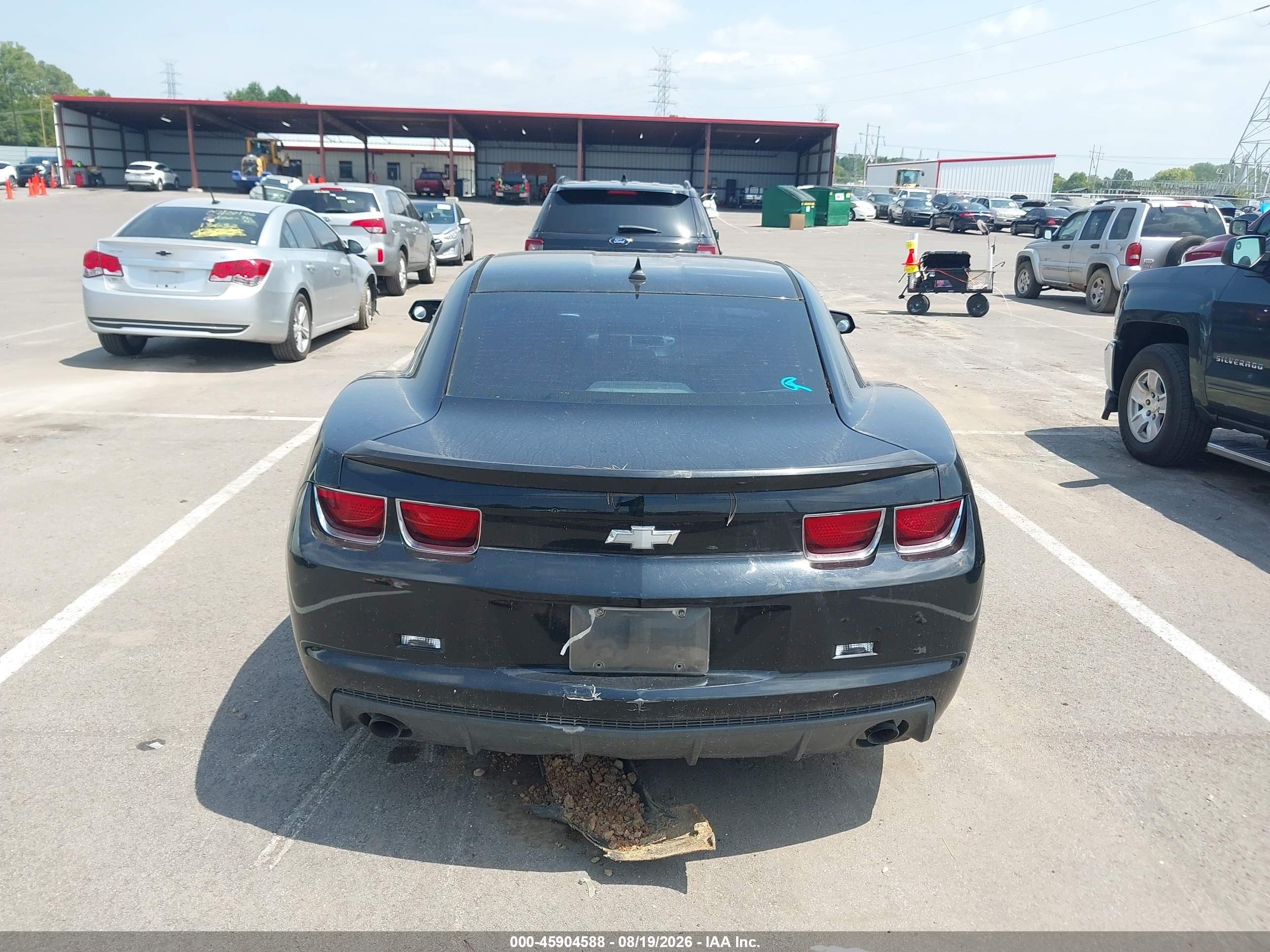 2012 Chevrolet Camaro 2ls Black vin: 2G1FA1E31C9202218