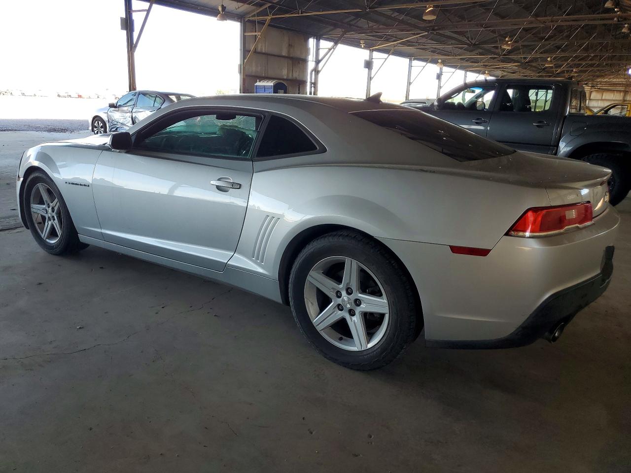2014 Chevrolet Camaro Ls Silver vin: 2G1FA1E31E9200083