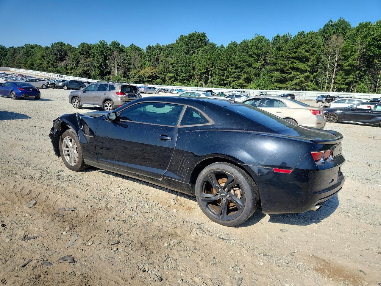 2012 Chevrolet Camaro Ls Black vin: 2G1FA1E32C9108364