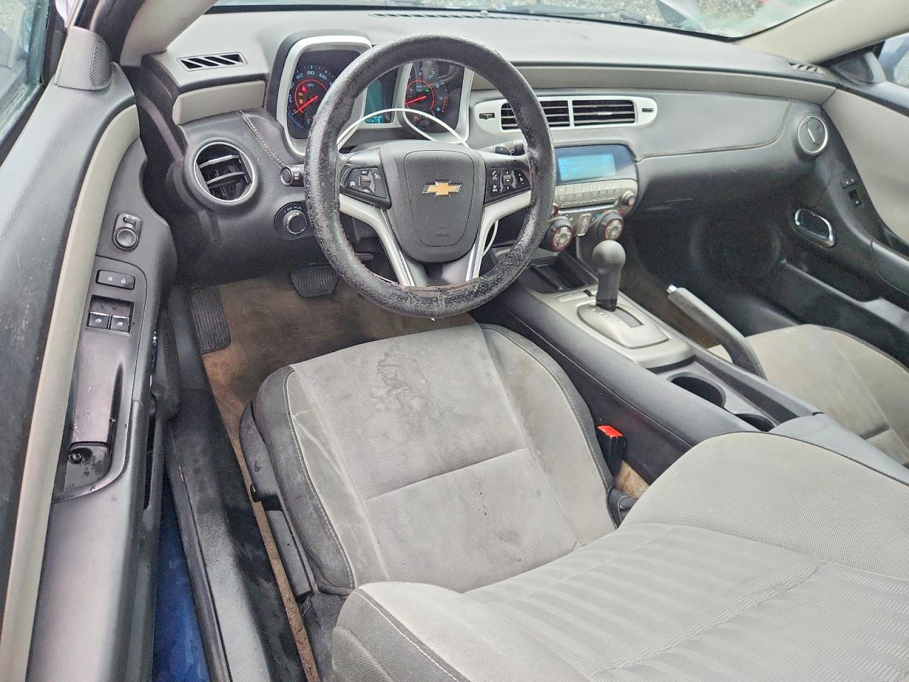 2012 Chevrolet Camaro Ls Blue vin: 2G1FA1E32C9147441