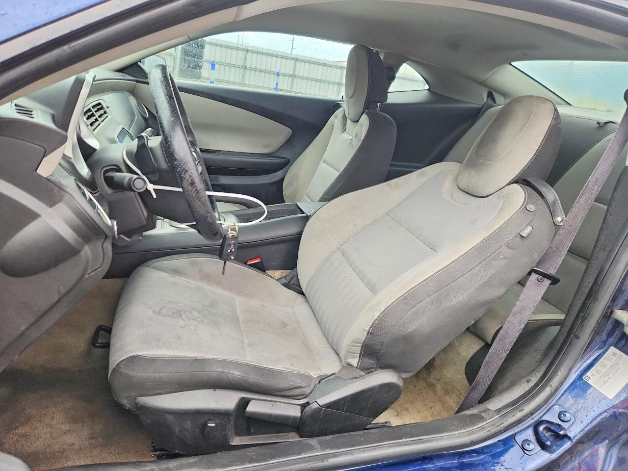 2012 Chevrolet Camaro Ls Blue vin: 2G1FA1E32C9147441
