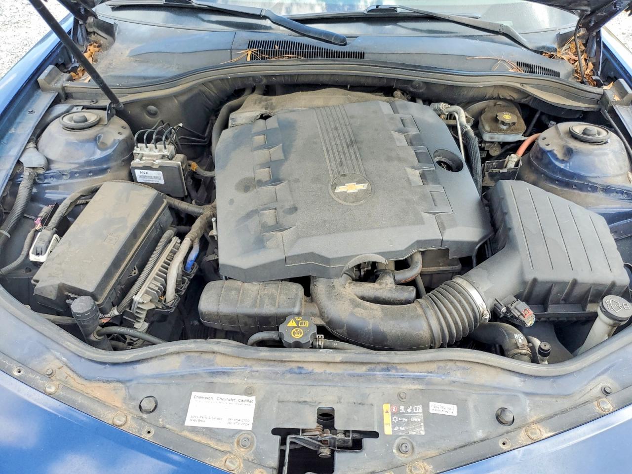 2012 Chevrolet Camaro Ls Blue vin: 2G1FA1E32C9168659