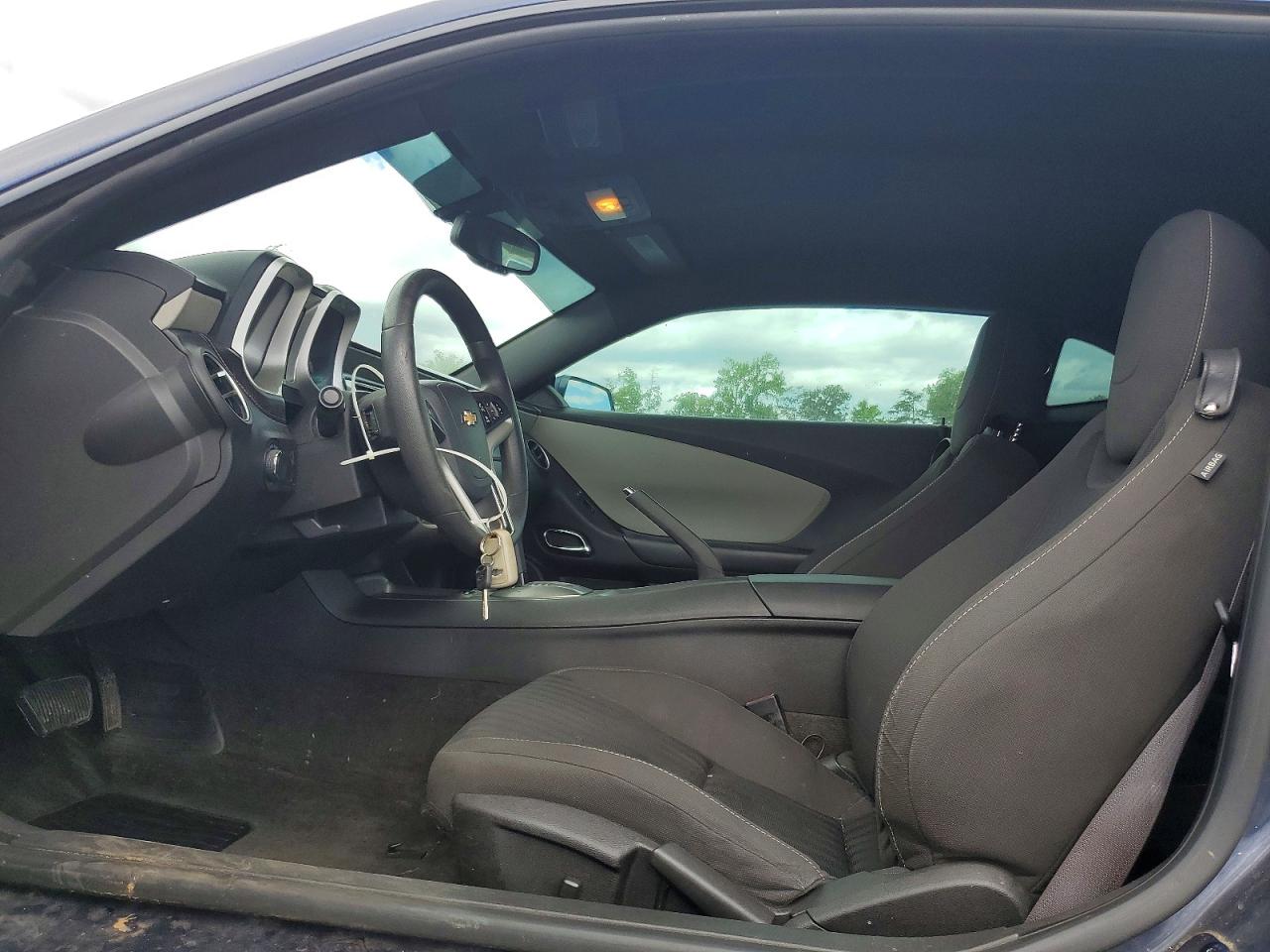 2012 Chevrolet Camaro Ls Blue vin: 2G1FA1E32C9168659