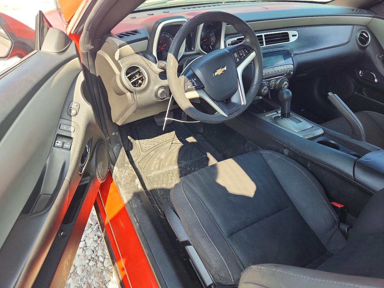 2013 Chevrolet Camaro Ls Red vin: 2G1FA1E32D9182613