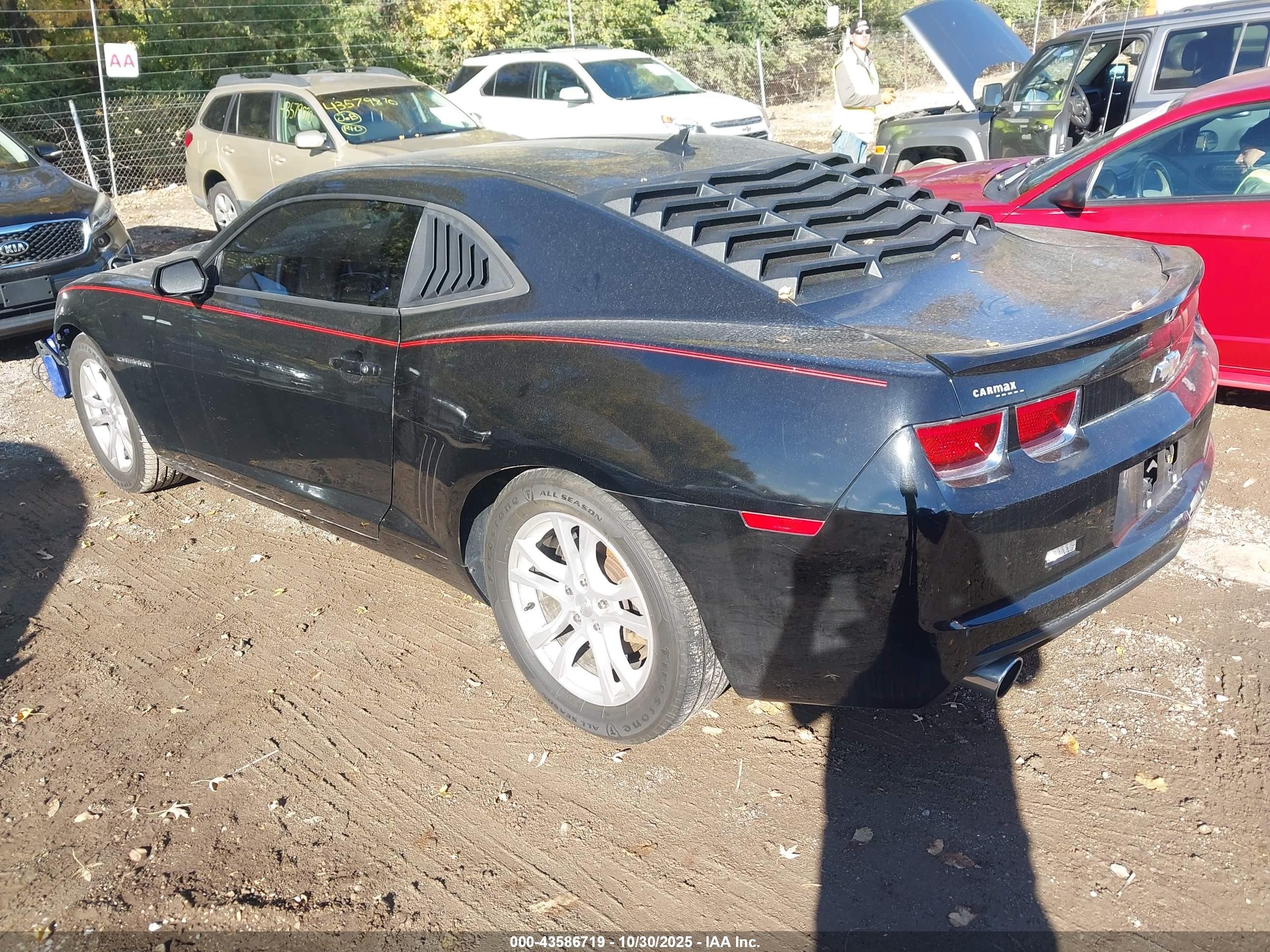 2012 Chevrolet Camaro 2ls Black vin: 2G1FA1E33C9133418