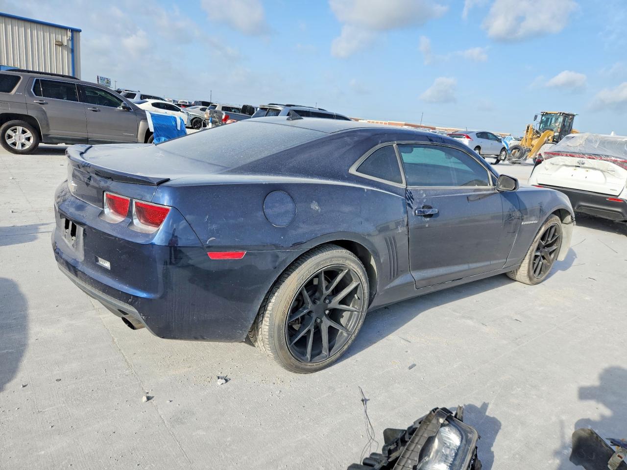 2012 Chevrolet Camaro Ls Blue vin: 2G1FA1E33C9176611