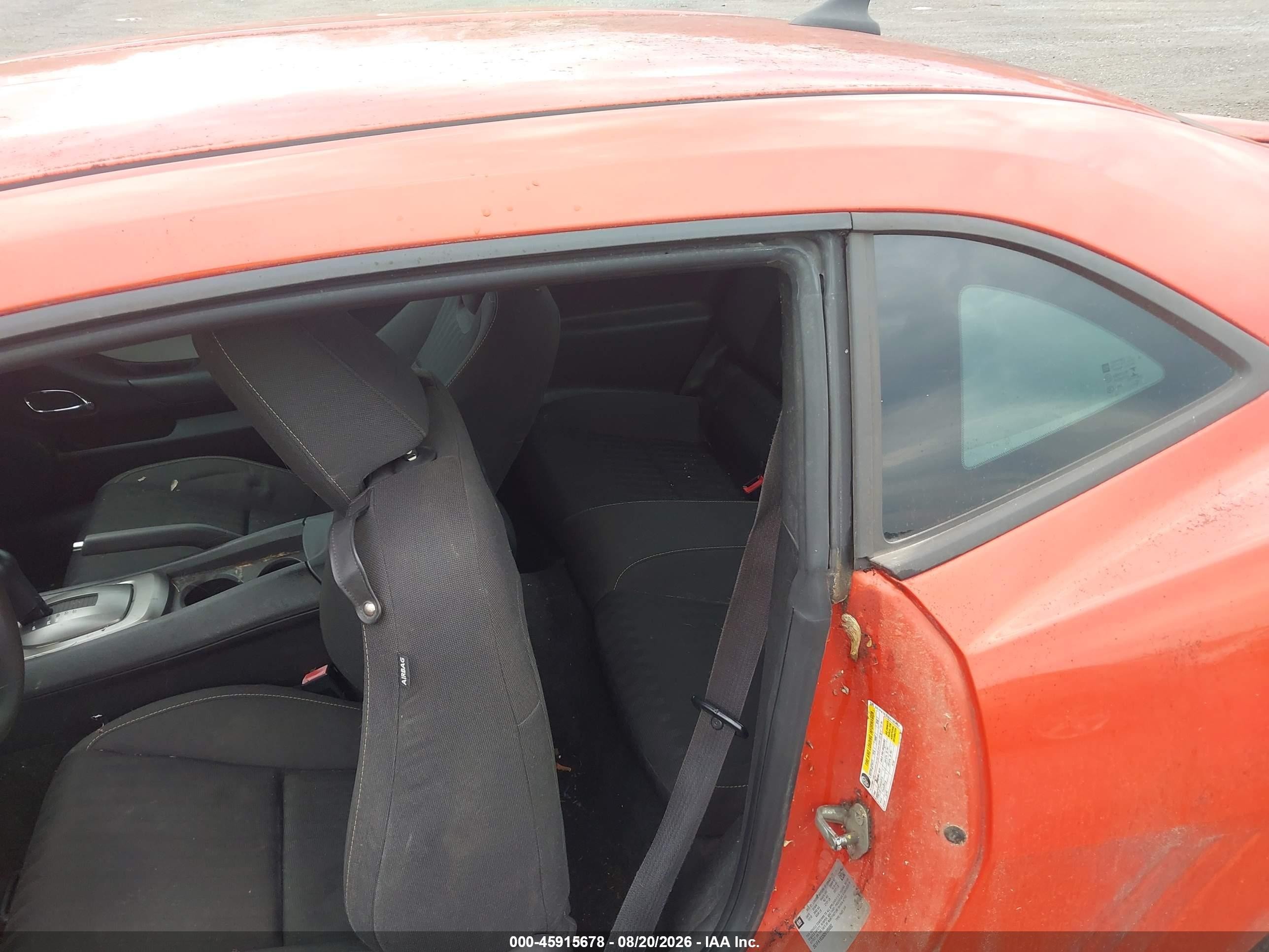 2013 Chevrolet Camaro 2ls Orange vin: 2G1FA1E33D9185682