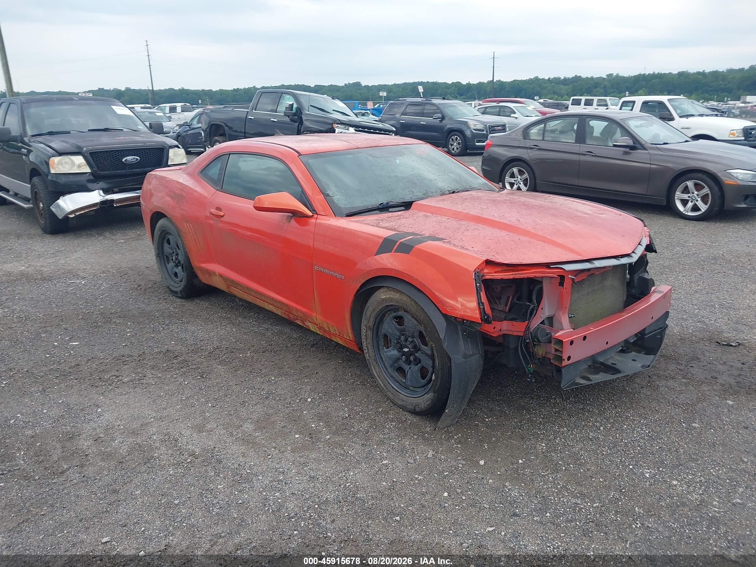 2013 Chevrolet Camaro 2ls Orange vin: 2G1FA1E33D9185682