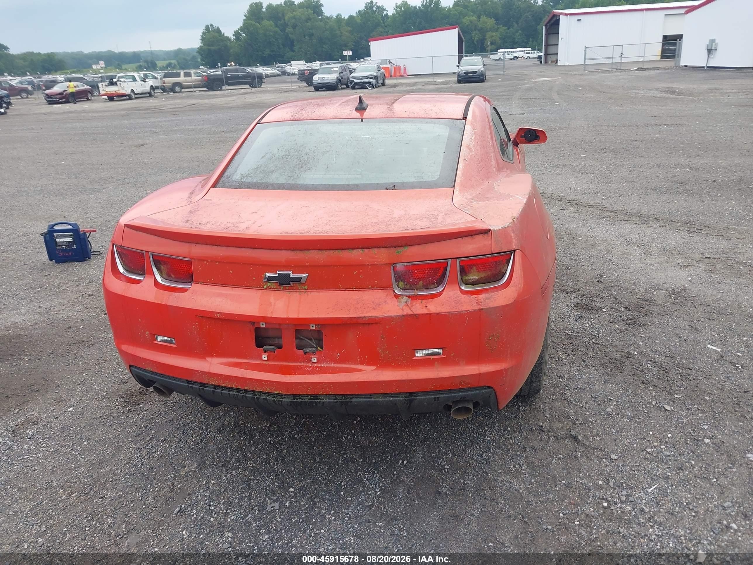 2013 Chevrolet Camaro 2ls Orange vin: 2G1FA1E33D9185682