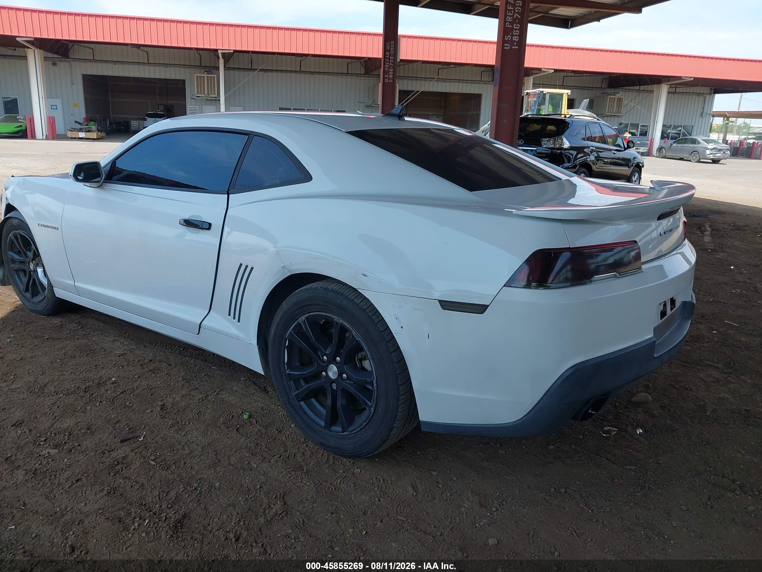 2014 Chevrolet Camaro 2ls Белый vin: 2G1FA1E33E9322086
