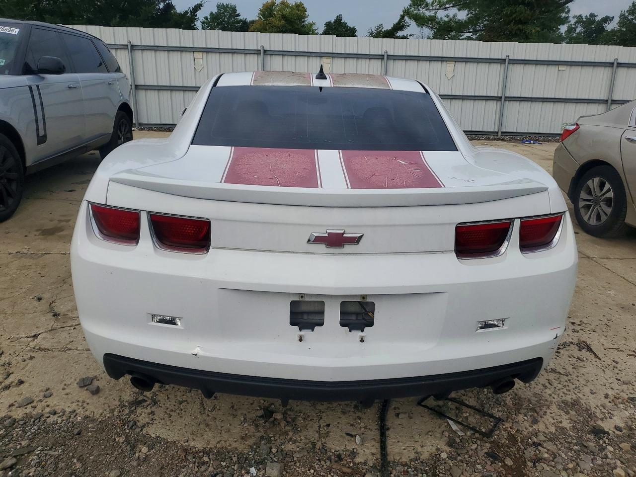 2012 Chevrolet Camaro Ls White vin: 2G1FA1E34C9131886