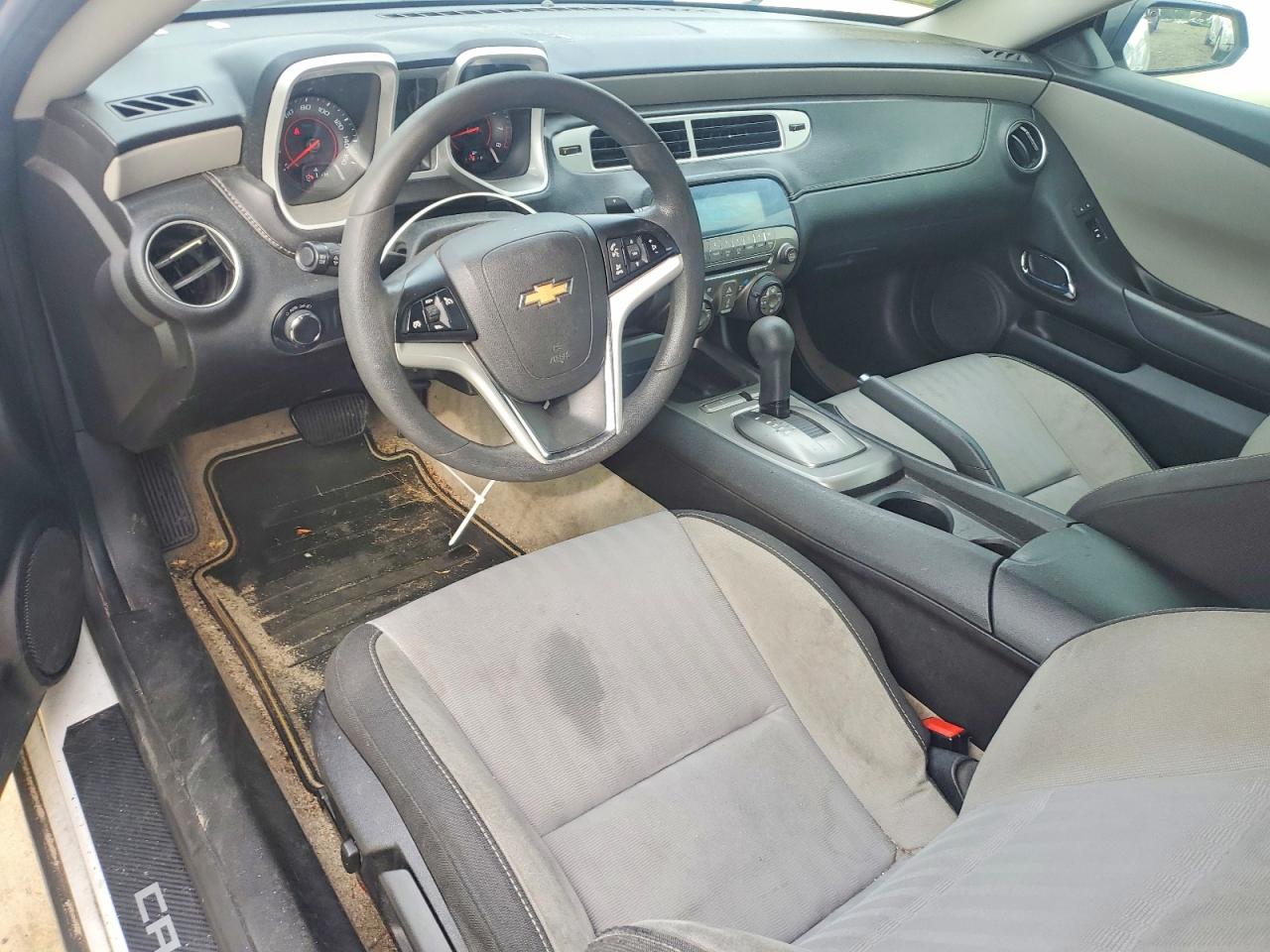 2012 Chevrolet Camaro Ls White vin: 2G1FA1E34C9131886