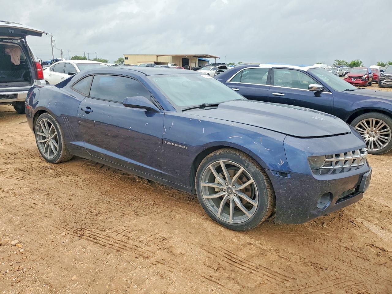 2012 Chevrolet Camaro Ls Blue vin: 2G1FA1E34C9150468
