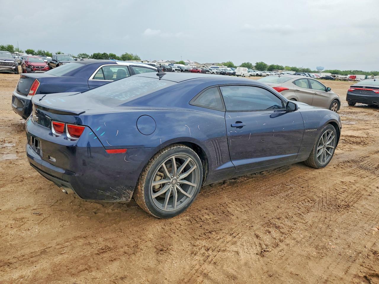 2012 Chevrolet Camaro Ls Blue vin: 2G1FA1E34C9150468