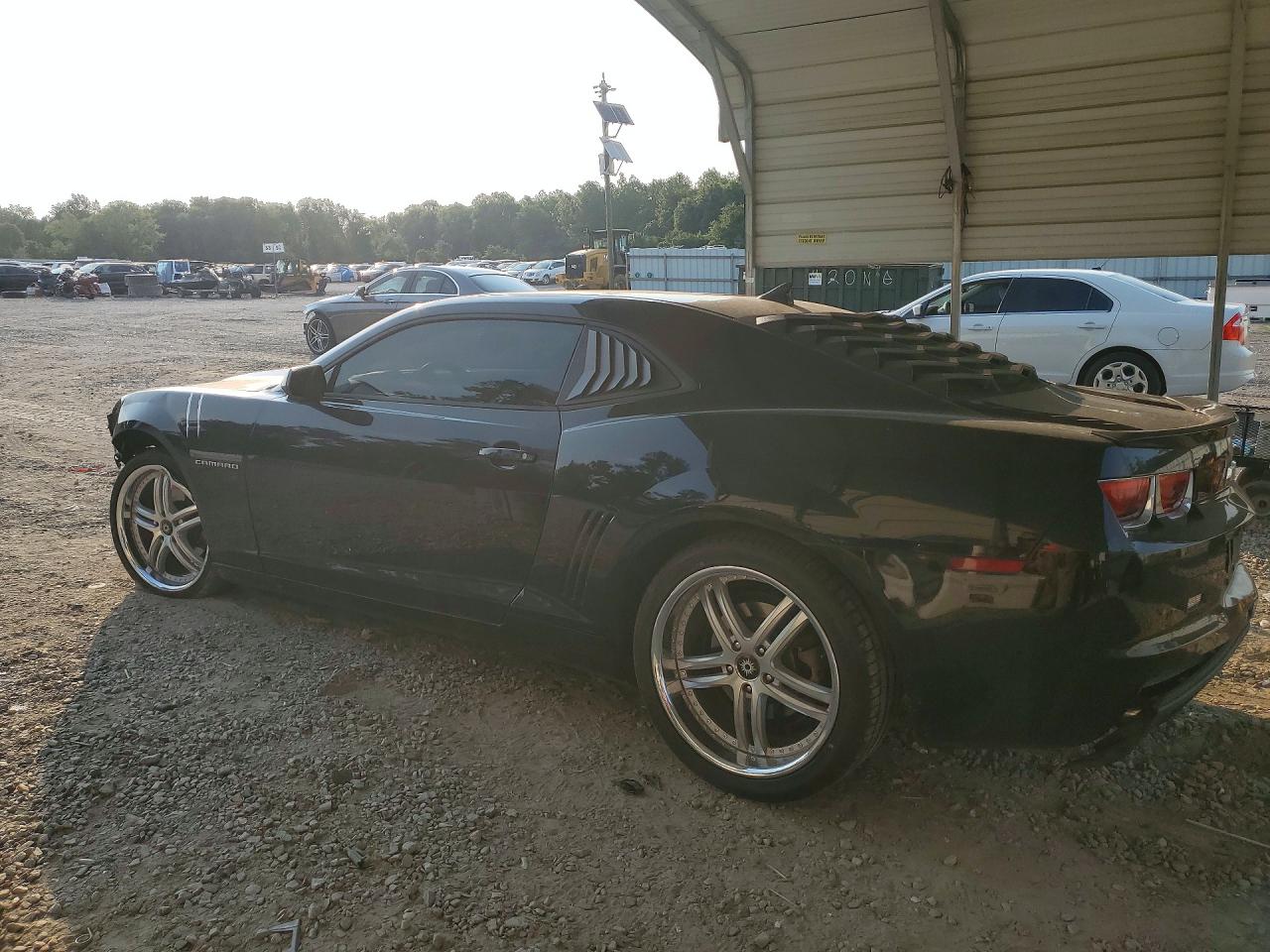2012 Chevrolet Camaro Ls Black vin: 2G1FA1E34C9175015