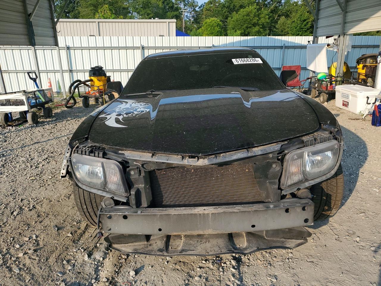 2012 Chevrolet Camaro Ls Black vin: 2G1FA1E34C9175015