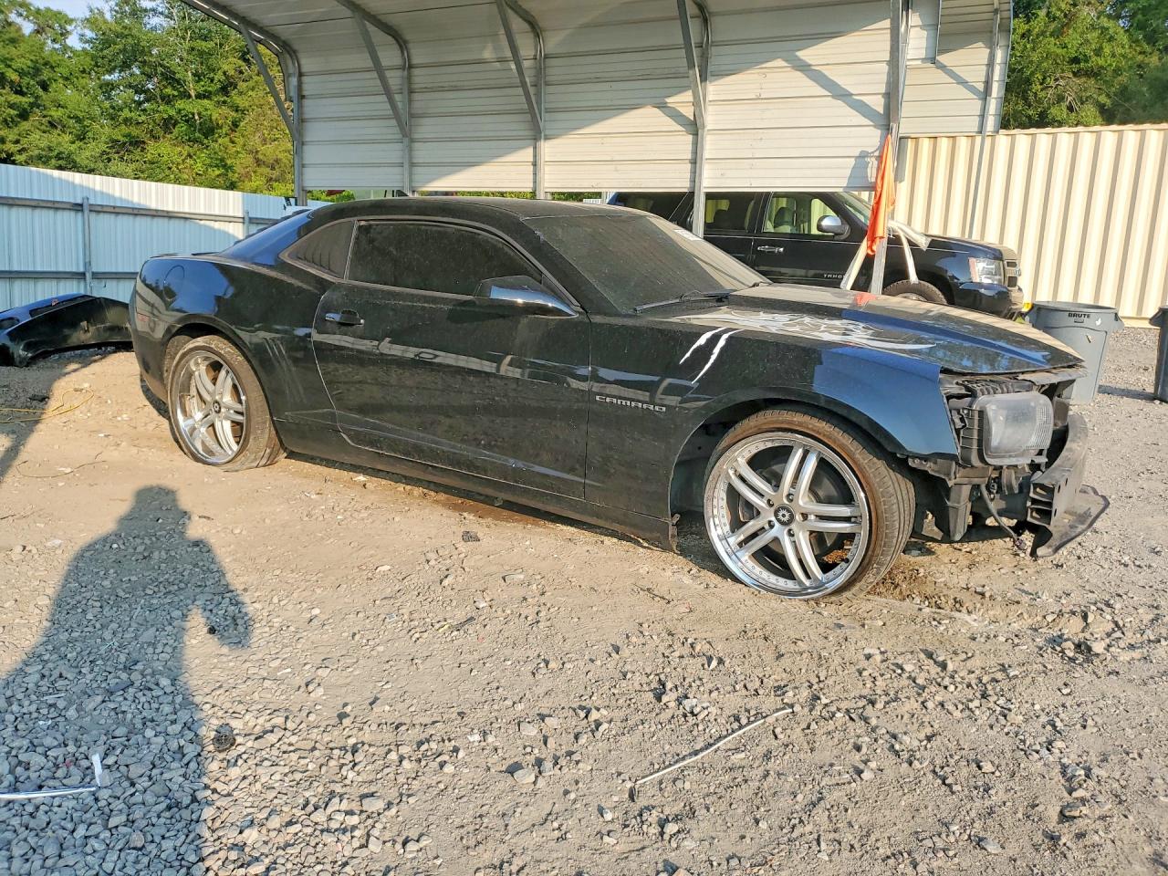 2012 Chevrolet Camaro Ls Black vin: 2G1FA1E34C9175015