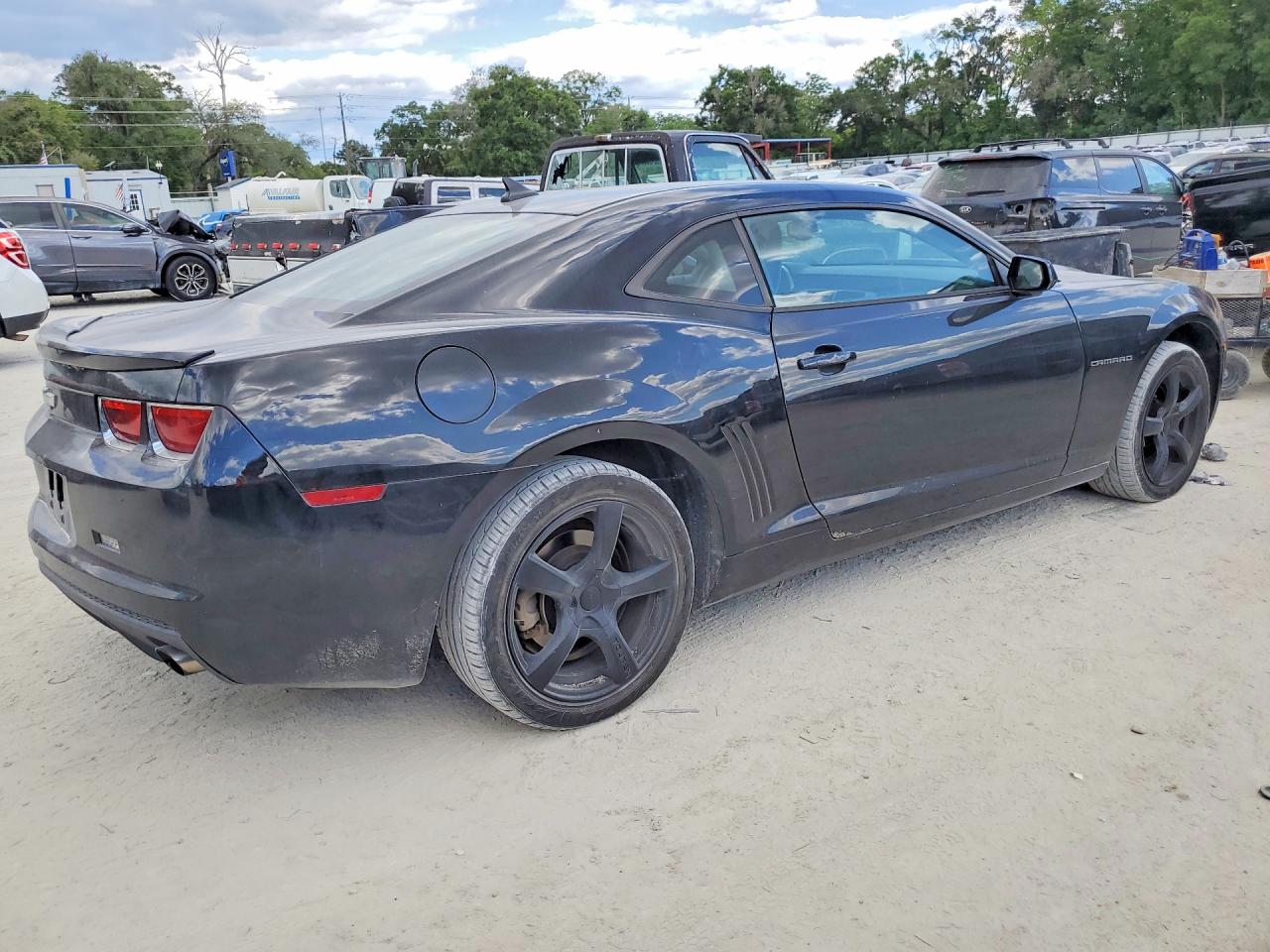 2012 Chevrolet Camaro Ls Black vin: 2G1FA1E34C9194227