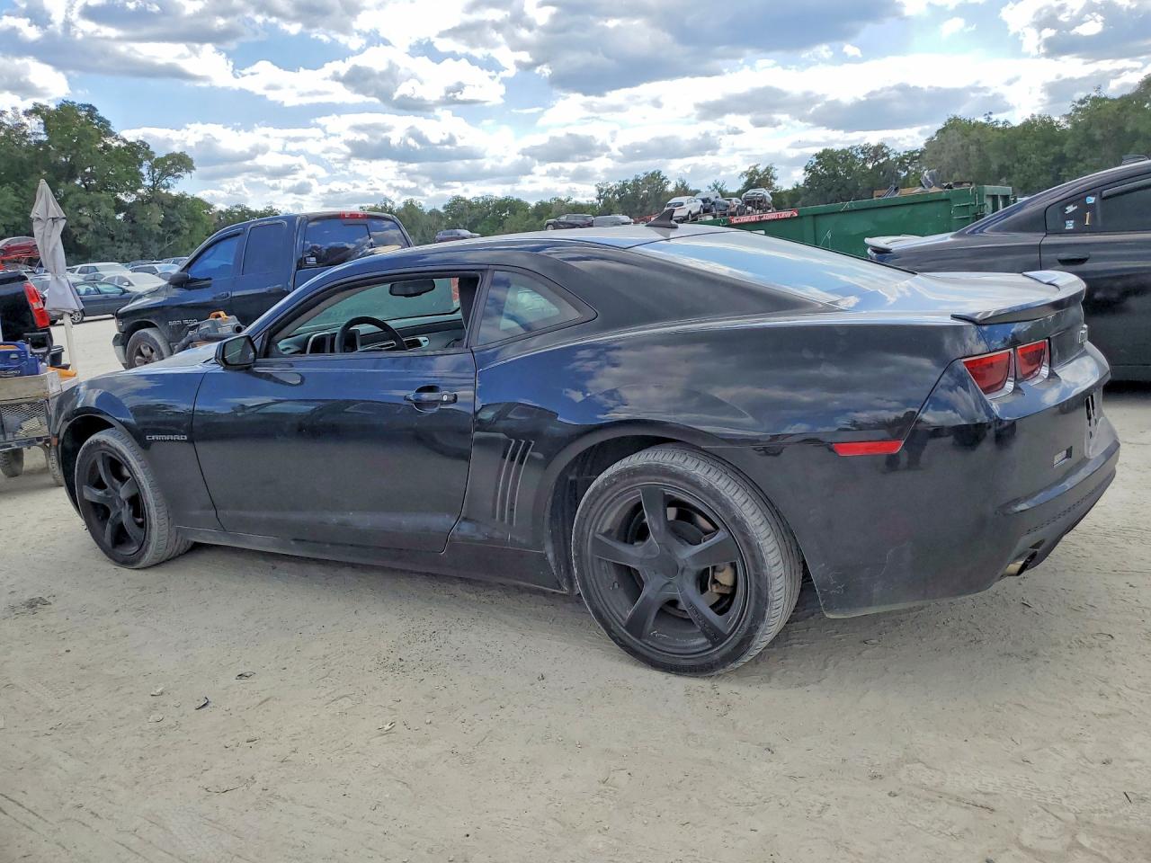 2012 Chevrolet Camaro Ls Black vin: 2G1FA1E34C9194227
