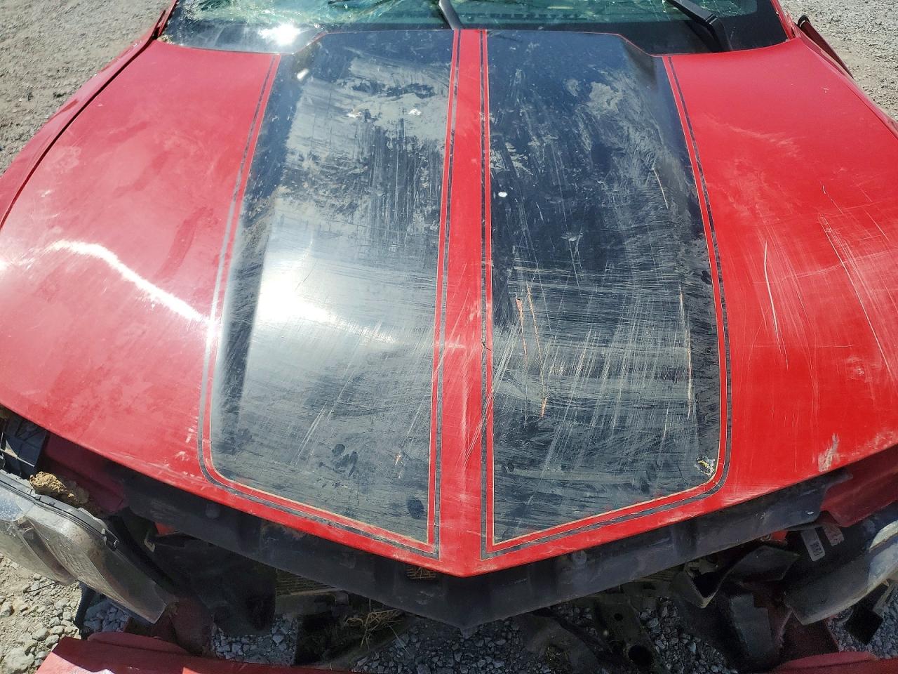 2013 Chevrolet Camaro Ls Red vin: 2G1FA1E34D9106519