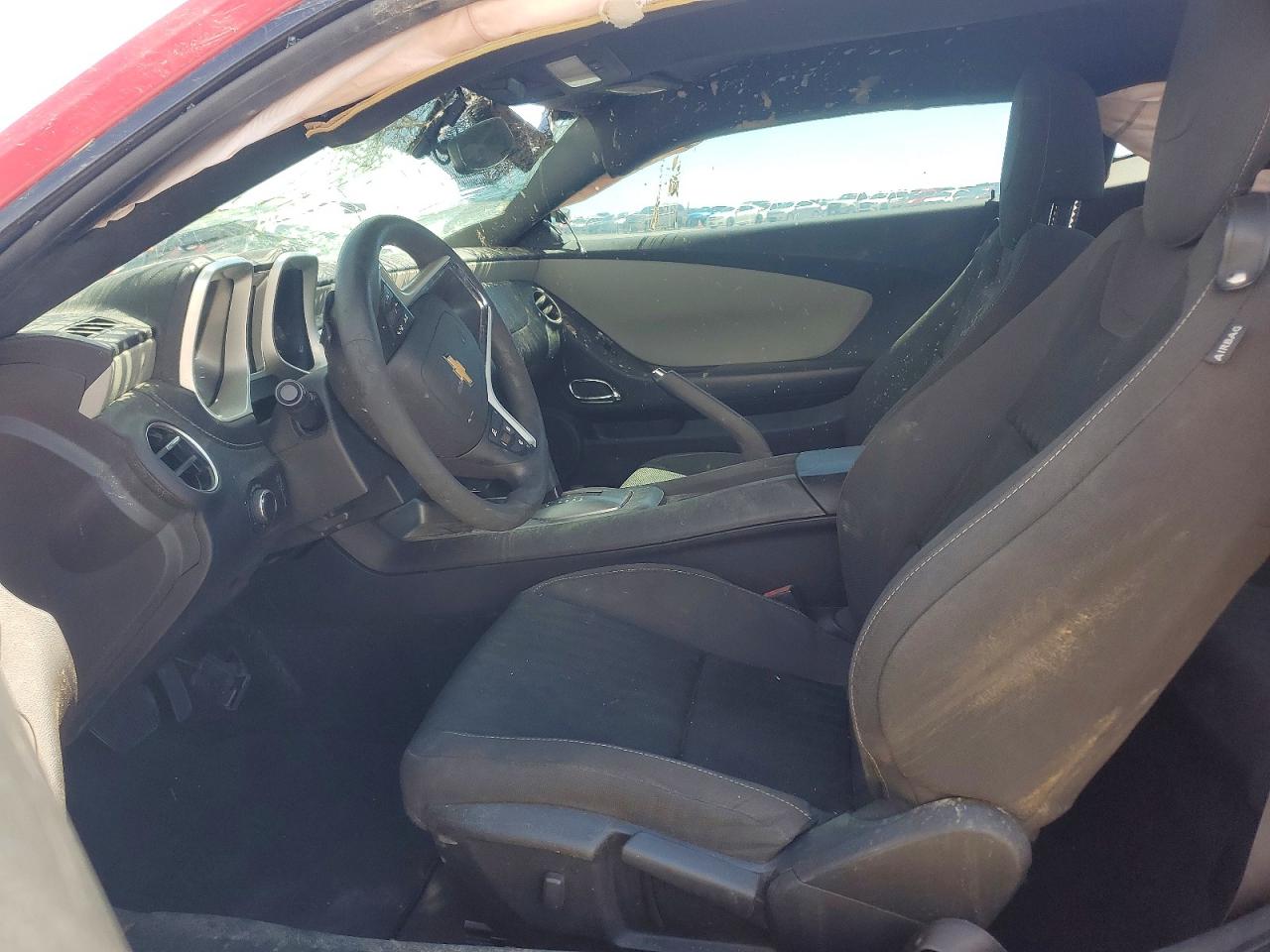 2013 Chevrolet Camaro Ls Red vin: 2G1FA1E34D9106519