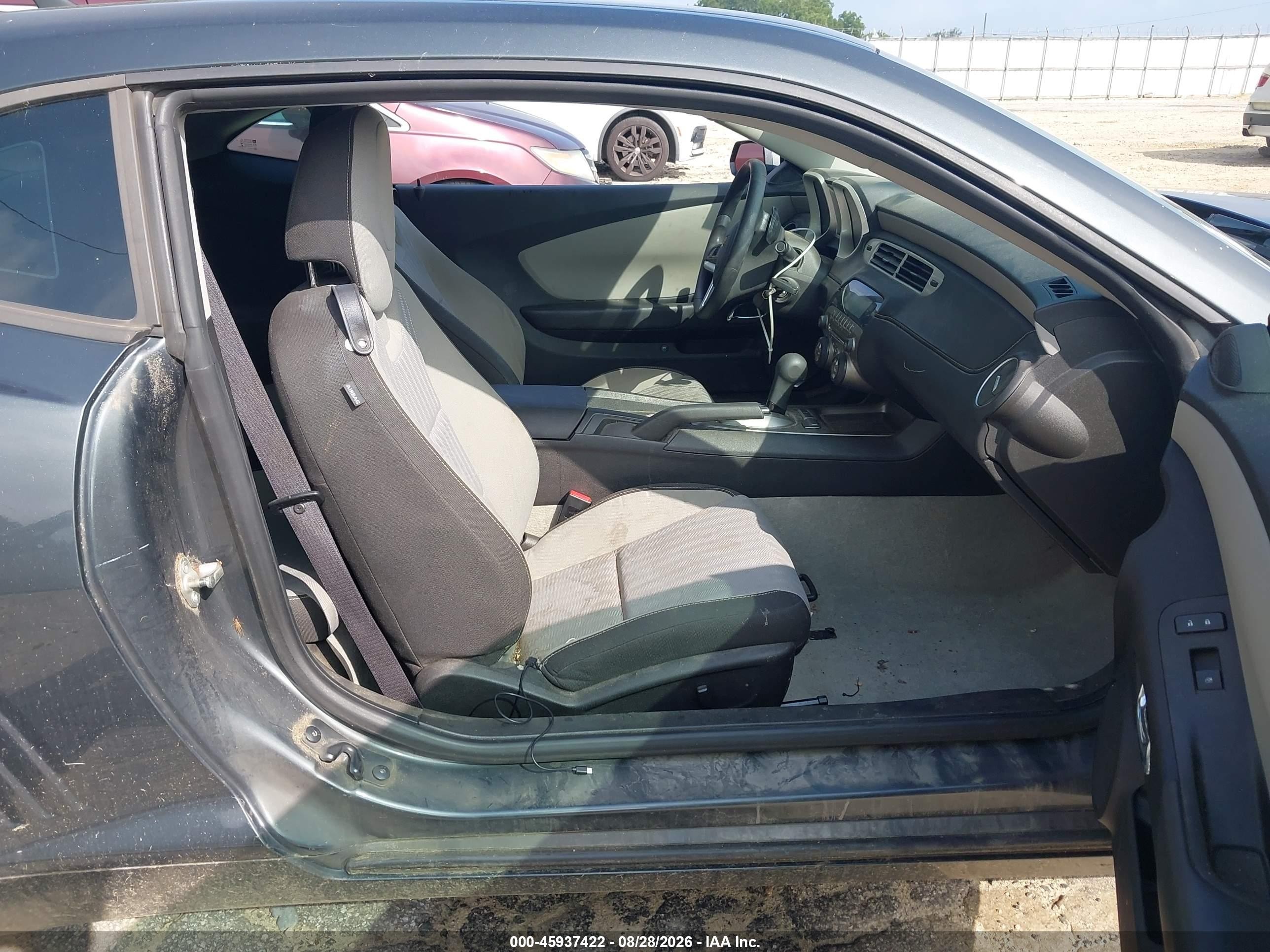 2013 Chevrolet Camaro 2ls Gray vin: 2G1FA1E34D9162525