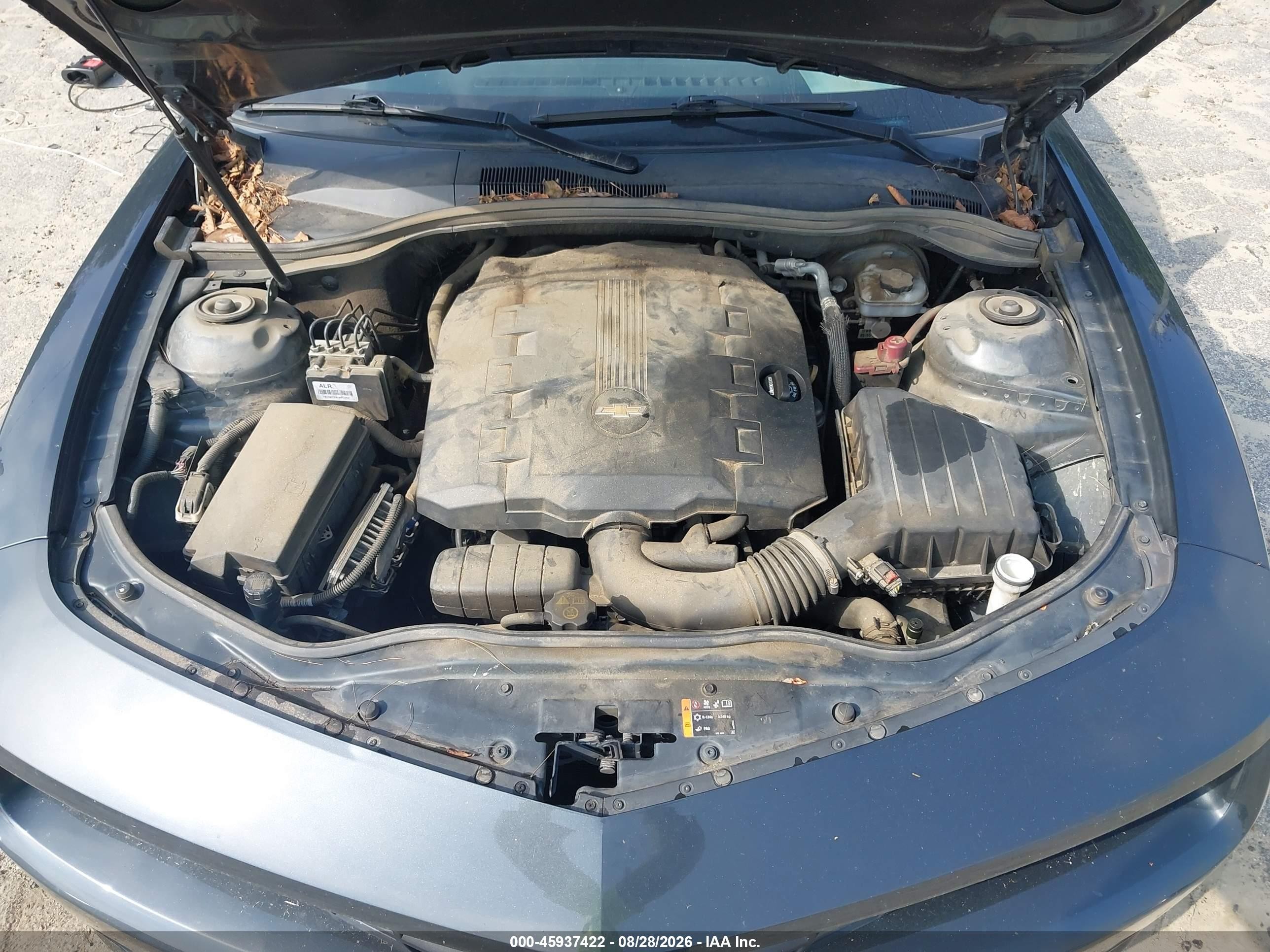 2013 Chevrolet Camaro 2ls Gray vin: 2G1FA1E34D9162525