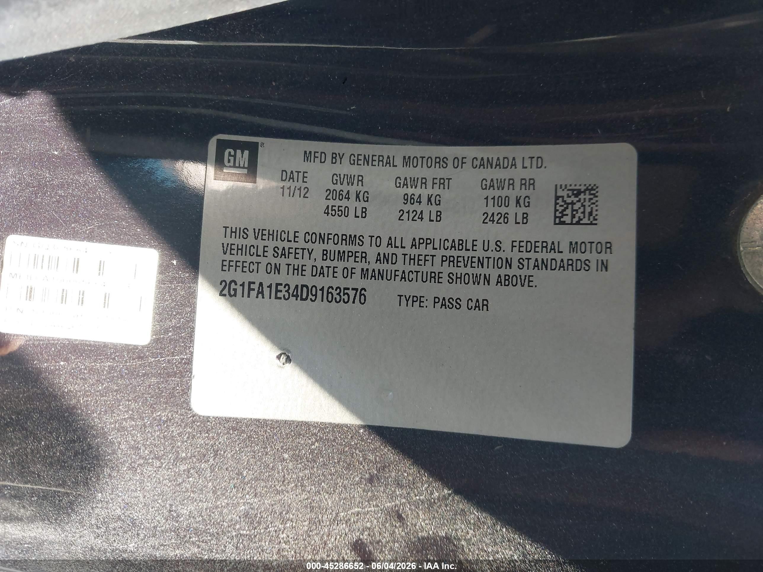 2013 Chevrolet Camaro 2ls Gray vin: 2G1FA1E34D9163576