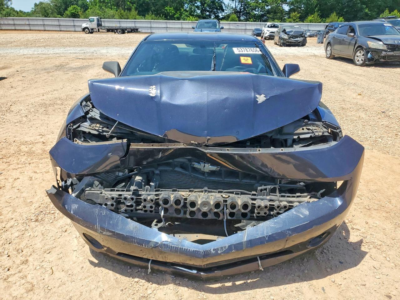 2013 Chevrolet Camaro Ls Blue vin: 2G1FA1E34D9210301