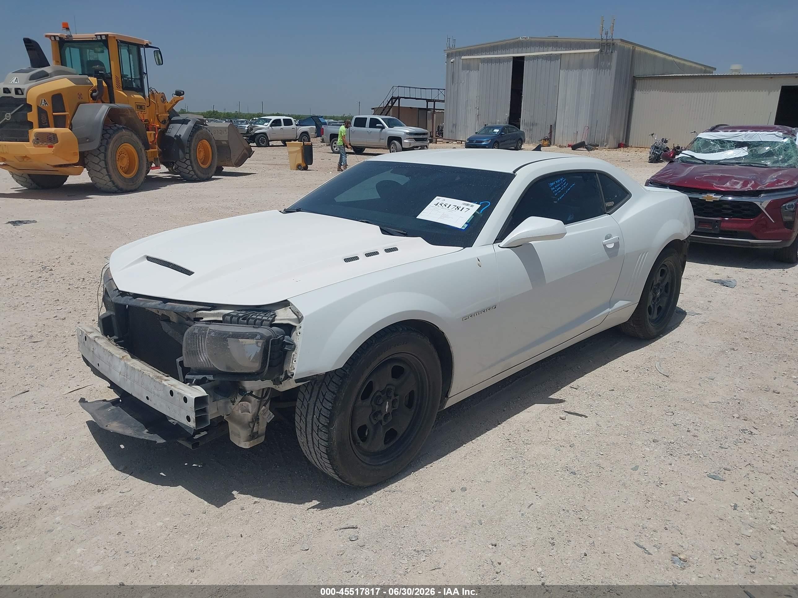 2013 Chevrolet Camaro 2ls White vin: 2G1FA1E34D9229608