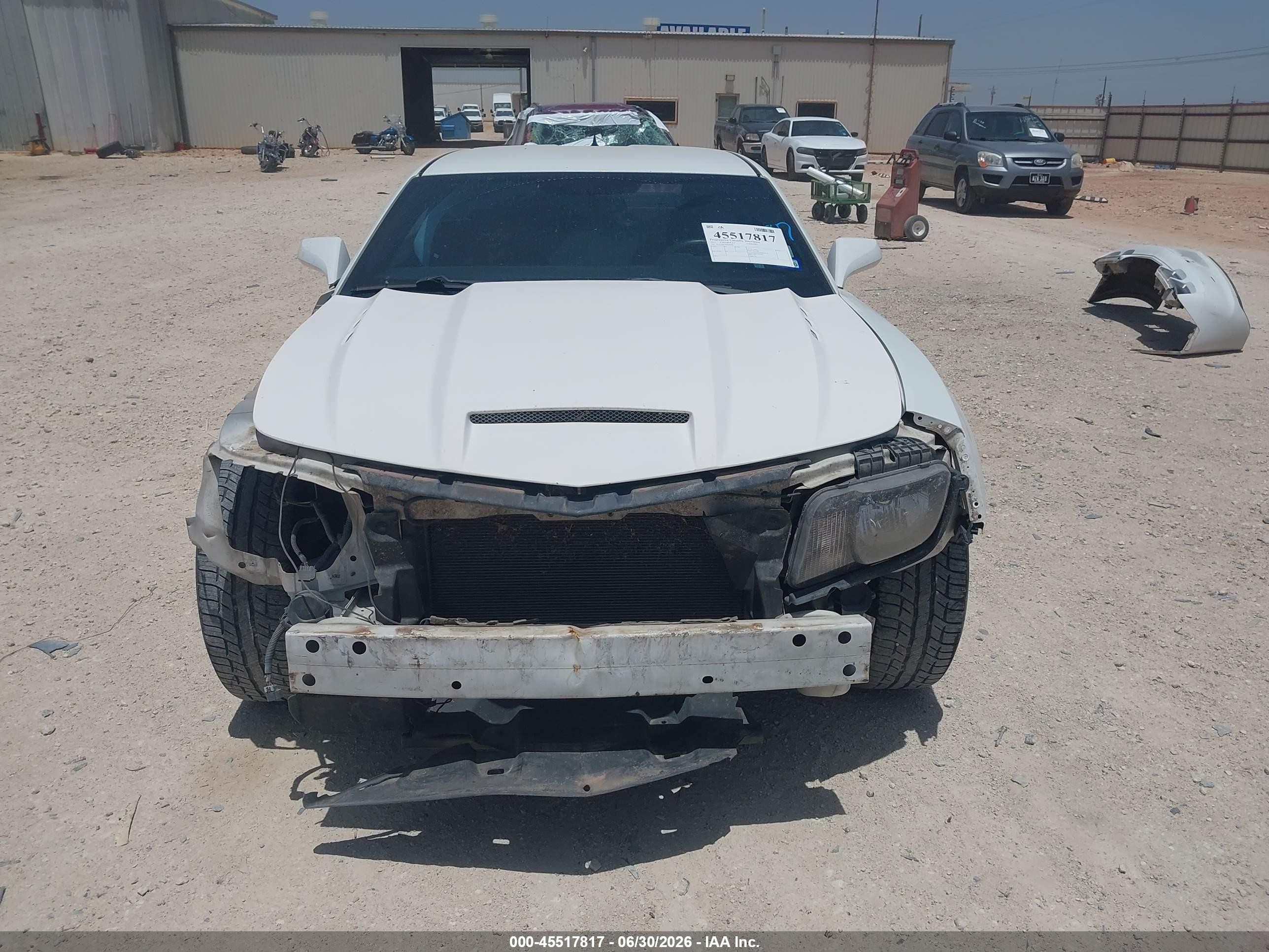 2013 Chevrolet Camaro 2ls White vin: 2G1FA1E34D9229608