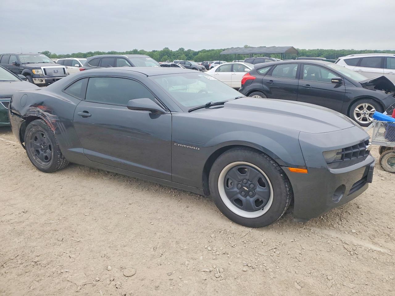 2013 Chevrolet Camaro Ls Black vin: 2G1FA1E34D9232380