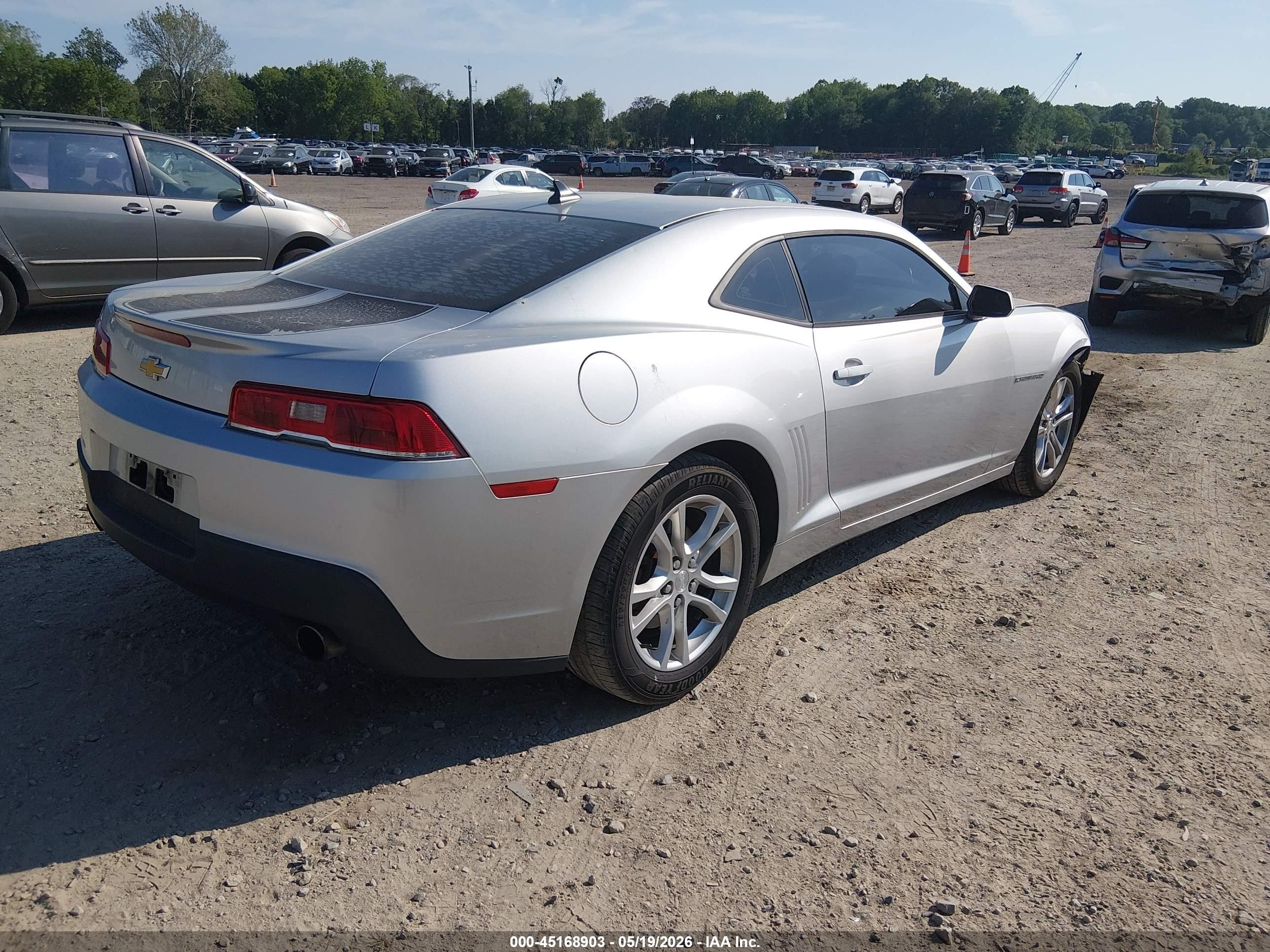 2014 Chevrolet Camaro 2ls Silver vin: 2G1FA1E34E9132233