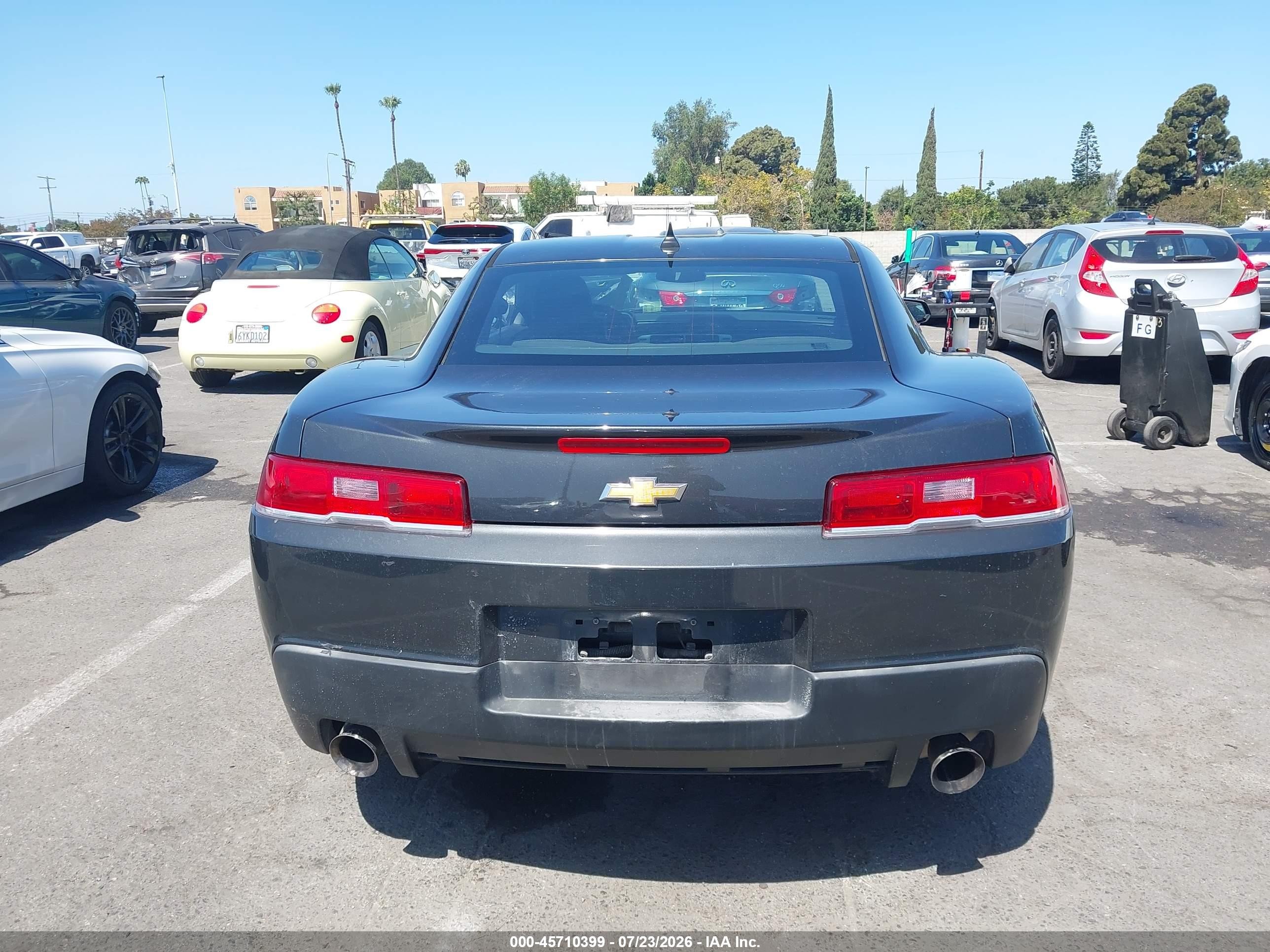 2014 Chevrolet Camaro 2ls Gray vin: 2G1FA1E34E9270208