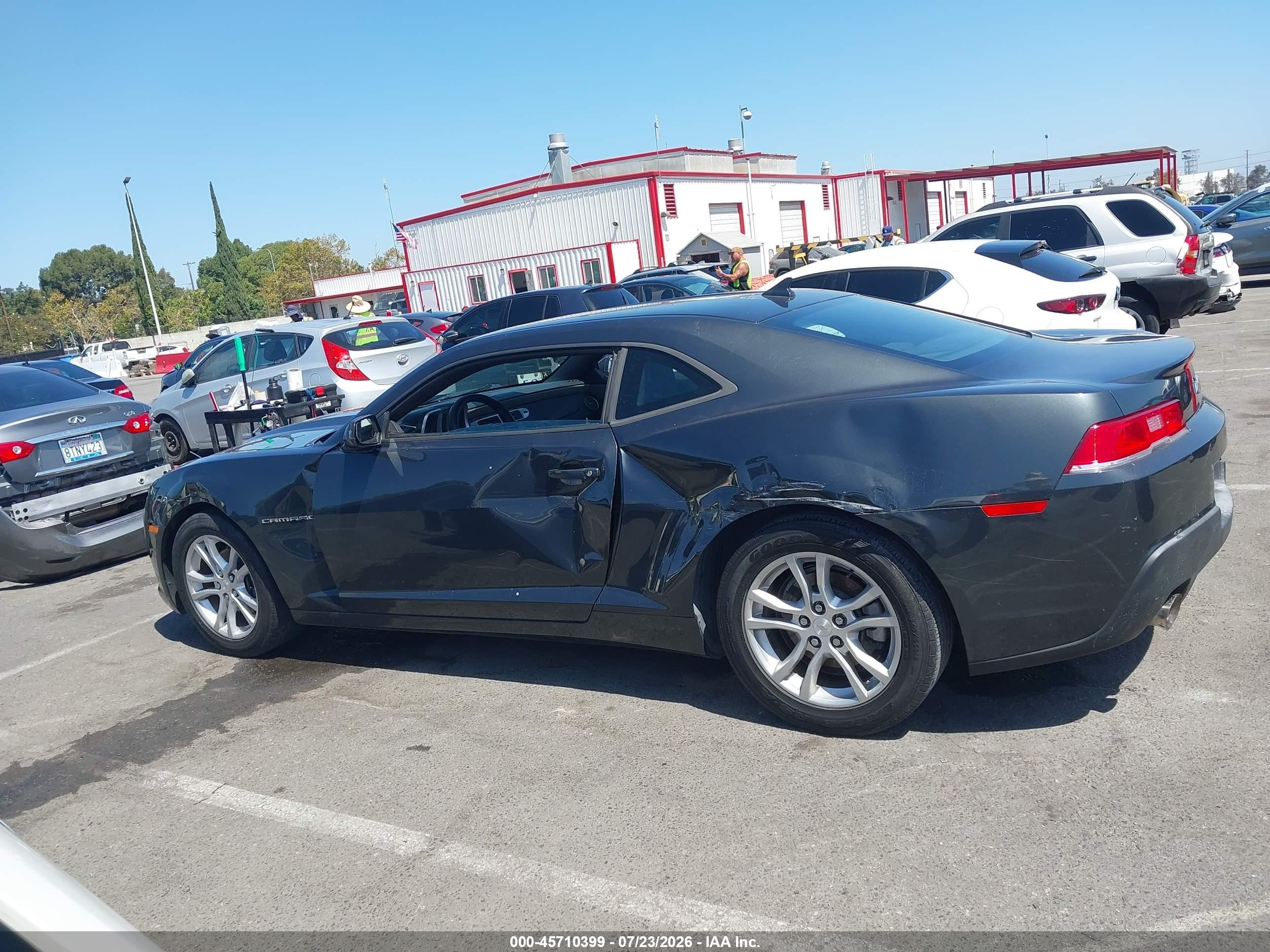 2014 Chevrolet Camaro 2ls Gray vin: 2G1FA1E34E9270208