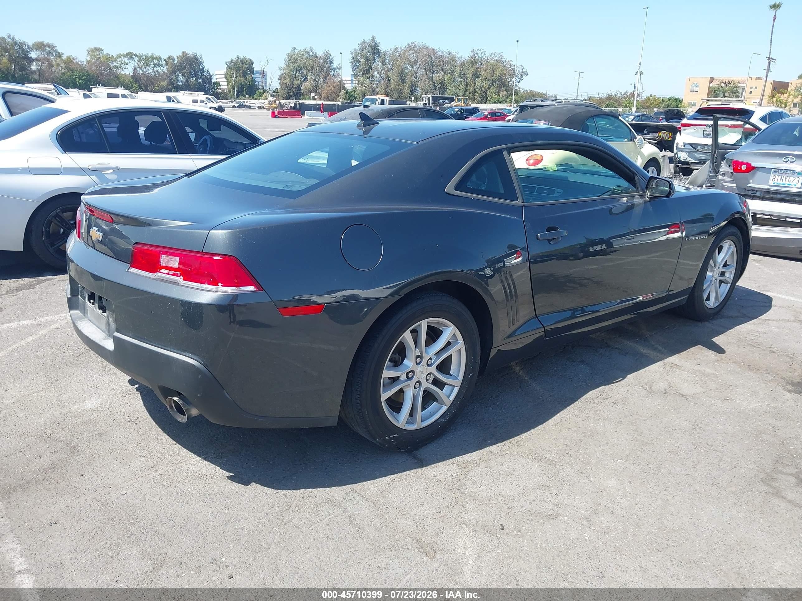 2014 Chevrolet Camaro 2ls Gray vin: 2G1FA1E34E9270208