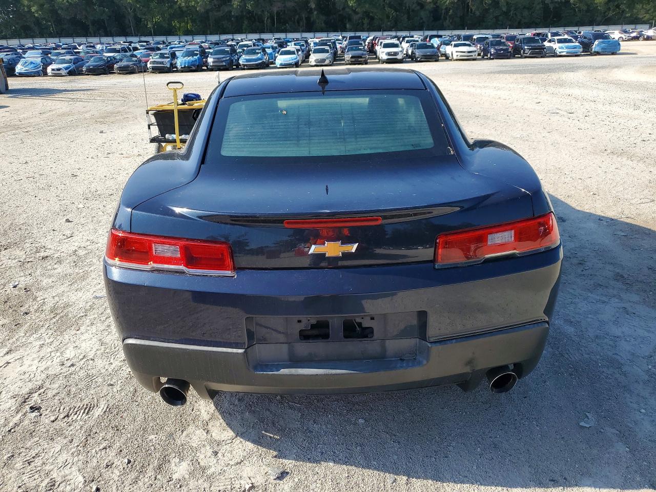 2014 Chevrolet Camaro Ls Blue vin: 2G1FA1E34E9281600