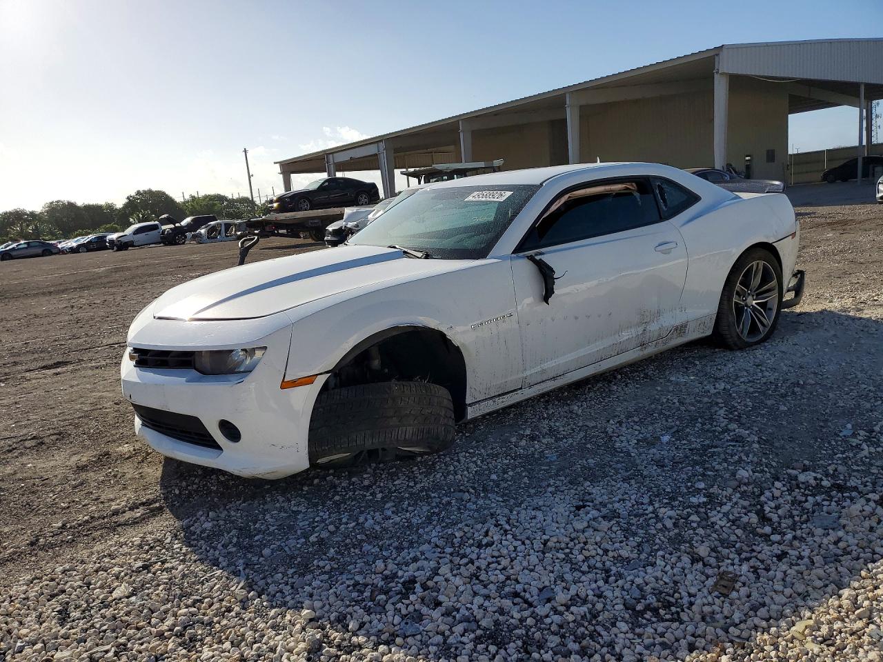 2014 Chevrolet Camaro Ls White vin: 2G1FA1E34E9300968